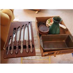 Steak Knife Set, Misc. Kitchen Items