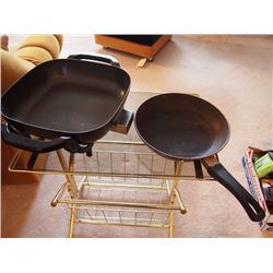 Pans (2), Electric Skillet