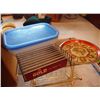 Image 1 : Misc. Kitchen Items, Tupperware (3), Serving Dish, Drying Rack
