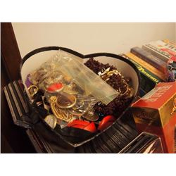 Container full of Costume Jewelry