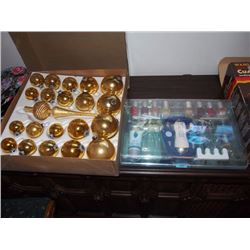 Set of Christmas Ornaments & Foot Care Kit