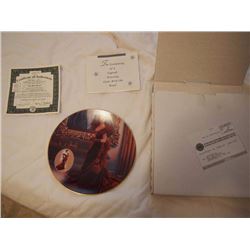 Limited Edition Collector Plate, The Red Dress, With Certificate and Case
