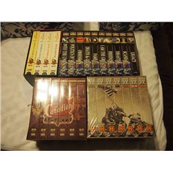 Complete Box Sets of VHS Tapes (4)