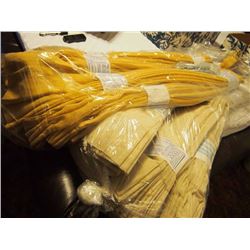 Draperies (4) W/ Bag of Hooks