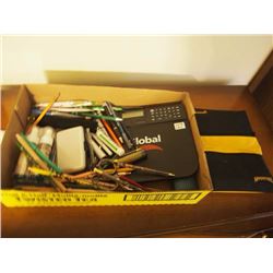 Box Full of Pens, Pencils, Etc.
