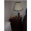 Image 1 : Electric Lamp, Radio Clock, Nightstand - 21"x23"x19"