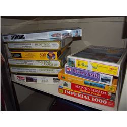 Large Lot of Jigsaw Puzzle