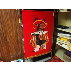 Red Velvet Wall Hanger