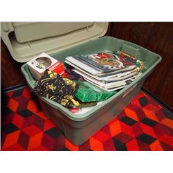 Large Container Full of Christmas Supplies/Decorations