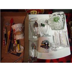 Box Full Of Advertising Items, Grey Cup, Roughriders, Army, Alaska, Mounted Police