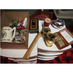 Box Full Of Misc. Items, University of Saskatchewan, Coin Banks