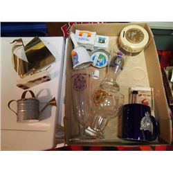 Box Full Of Advertising items, Expo 86, Navy, Airforce, Mounted Police, Potash
