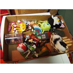 Box Full of Toys, Buzz Lightyear, Star wars, Burger Kings, NHL, Furby
