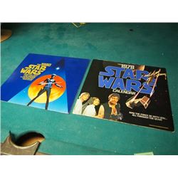 Star Wars Calendars (2) 1978, 1980