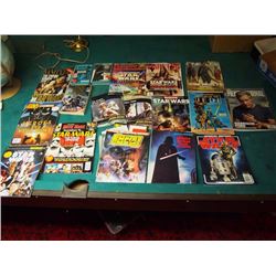 Box Full Of Star Wars Magazines, Vanity Fair, Marvel Books, News Week, Disney, Scholastic, Entertain