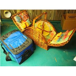Picnic Set W/ 2 Section Cooler