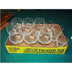 Box Full Of Glassware, Wine Glasses, Glasses