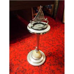 Marble Base Ashtray, Sailboat Top