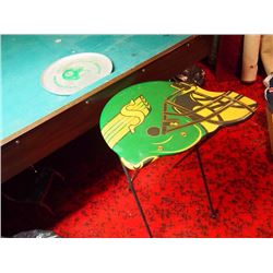 Roughrider Memorabilia, Helmet TV Tray, 1973 Dinner Plate