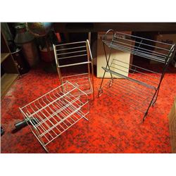 Shoe Racks (3), Portable Coffee Table