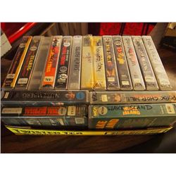 Box Full Of VHS Movies, Wake Island, Red Eagle, John Wayne,