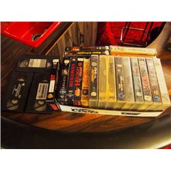 Box Full Of VHS Movies, Truce, Holcroft Covenant, Stargate, Seven, In The Name Of The Father