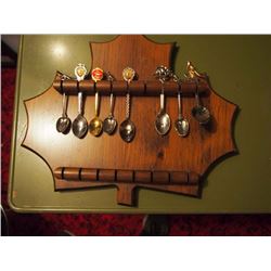 Five Partial Sets Of Collectible Spoons