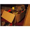 Image 1 : Box Full Of Office Toys, Paperweights, Collectibles, Etc.