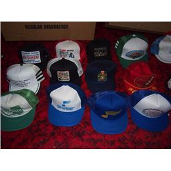 Huge Box Full Of Caps, (~90) RCMP, Joke, Niagara Falls, CN, Renn, Remix, The Pioneer, Roughriders,