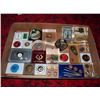 Image 1 : Box Full Of Paperweights, Coin, Emblems