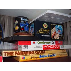 Two Piles Of Board Games