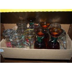 Box Full Of Beer Mugs, Glasses