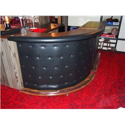 Bar Table Pieces. Curved Section - 36"X36"X38" And Straight Section - 42"X16"X38"