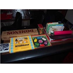 Box Full Of Games, Avon Stamp Decanter