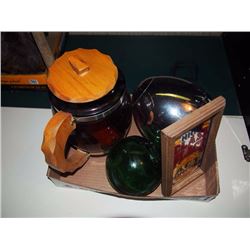 Bar Items, Oversized Mug, Glass Coin Bank, Wall Piece