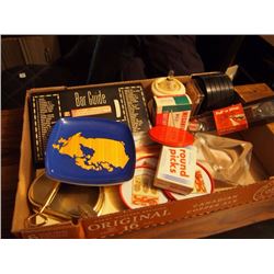 Box Full Of Bar Supplies Bar Guide, Etc.