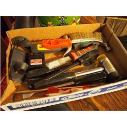 Box Full Of Hammers And Tools