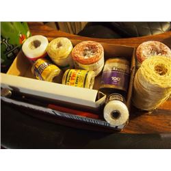 Box Full Of Twine And Misc.