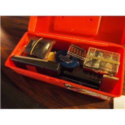 Toolbox's (2) With Contents, C Clamps, Files, Old Calculators