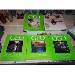 Box Full Of Geo Magazines 80's (~16)