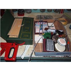 Box Full Of Tools Wood, Level, Drill bits