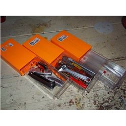 Three Powerfist Storage Boxes With Contents