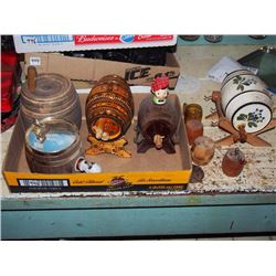 Box Of Mini Kegs, Salt And Pepper Shakers