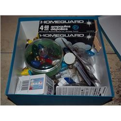 Box Full Of Misc. Lightbulbs