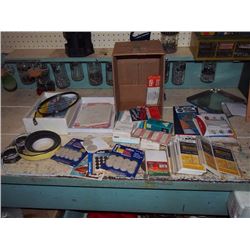 Box Full Of Adhering, Pegs, Other Misc.