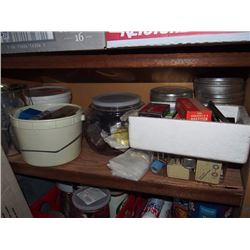 Many Container With Contents, Staples, Tins