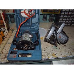 Black And Decker Router And Circular Saw