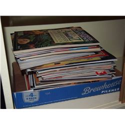 Box Full Of Magazines, Garden, Saturday Evening Post, MacLean's