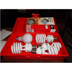 Container Full Of Lightbulbs