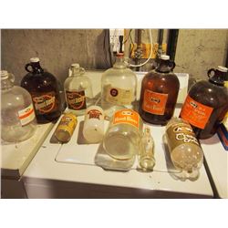 A&W Growler Bottles (7), Cream Soda 2L Bottle, Bottles, Etc.